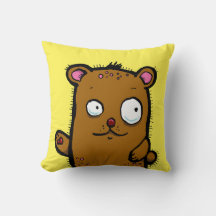 Oso de dibujos animados lindo saludando