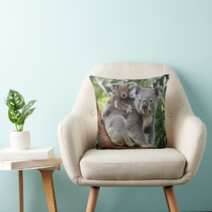 Cojín Decorativo Oso de Madre y Bebé Koala