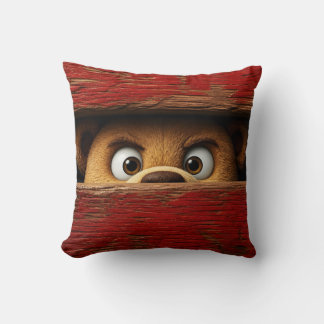 Cojín Decorativo Oso de peluche divertido