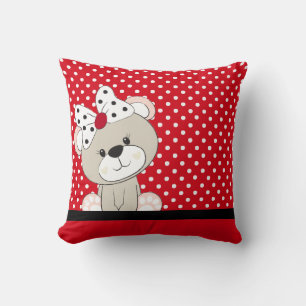Cojín Decorativo oso de peluche lindo