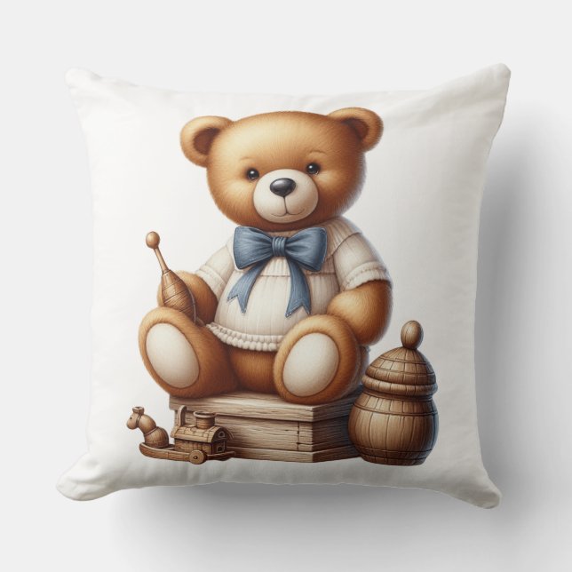 Cojín Decorativo Oso de Teddy (Anverso)