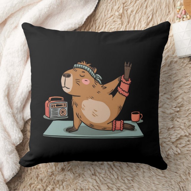 Cojín Decorativo Oso de yoga (Manta)