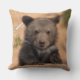 Cojín Decorativo Oso grizzly Cub