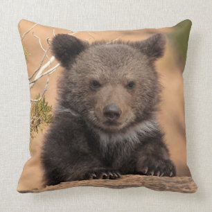 Cojín Decorativo Oso grizzly Cub