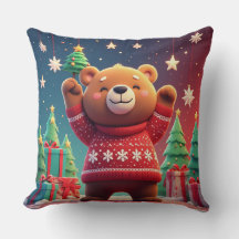 Oso Lindo Con Jersey De Navidad