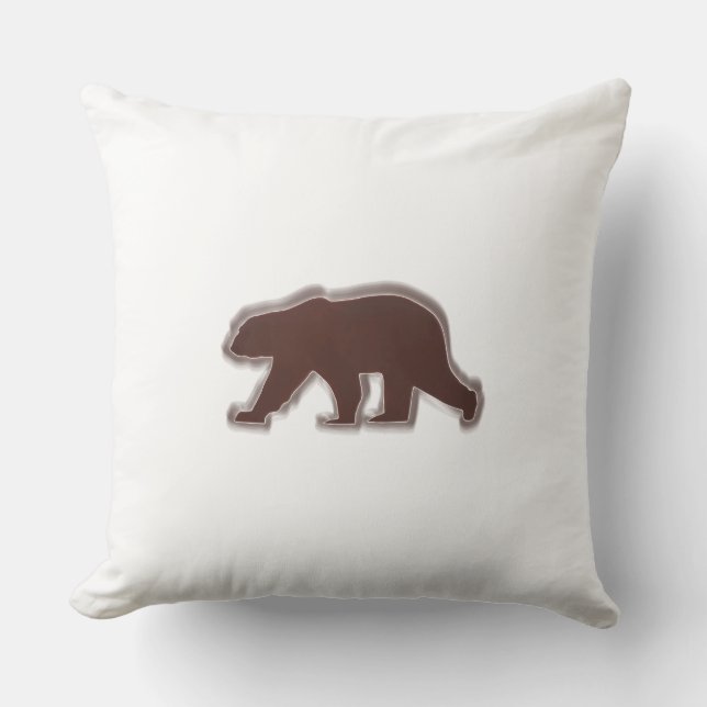 Cojín Decorativo Oso marrón (Anverso)
