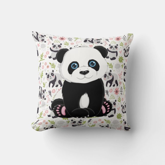Cojín Decorativo Oso Panda (Anverso)