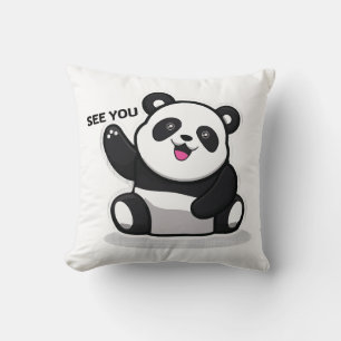 Cojín Decorativo oso panda pequeño y lindo