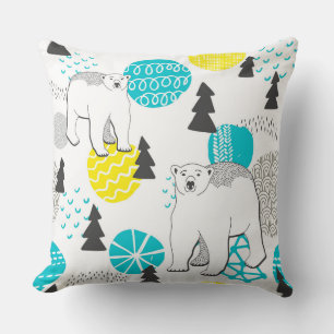 Cojín Decorativo Oso polar