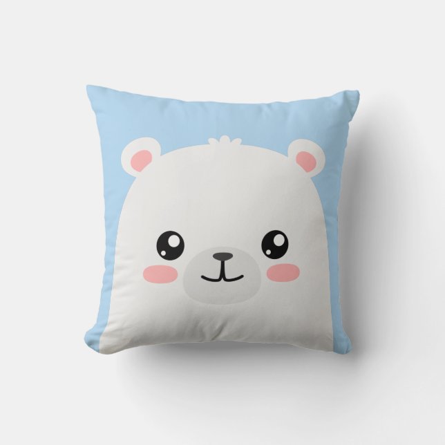 Cojín Decorativo Oso polar (Anverso)