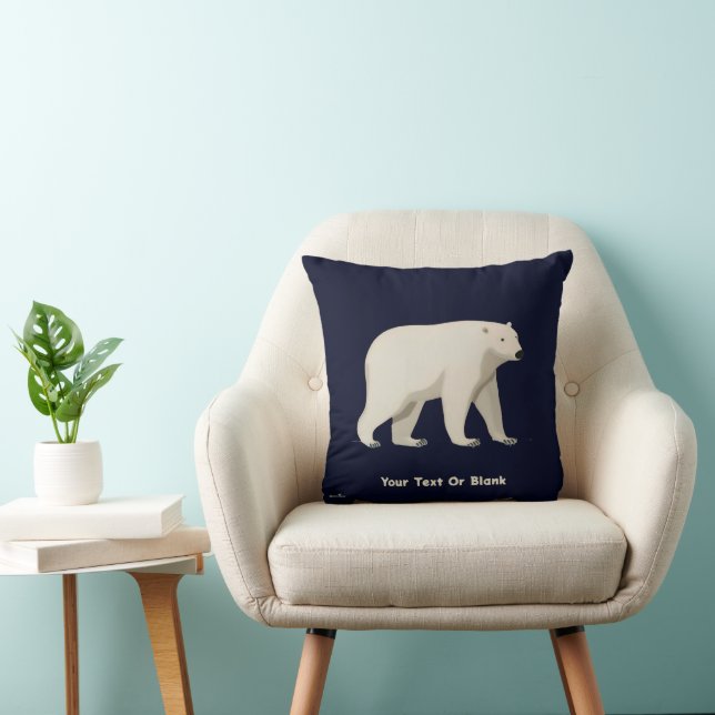 Cojín Decorativo Oso Polar Cutáneo (Silla)