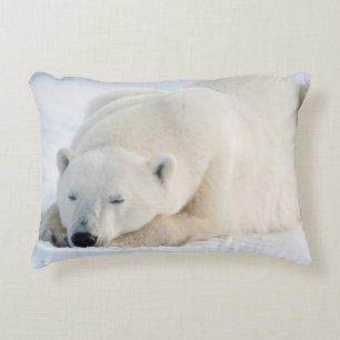 Cojín Decorativo Oso polar en invierno