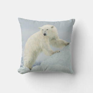 Cojín Decorativo Oso polar en verano