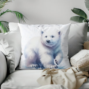 Cojín Decorativo Oso Polar Genial Tranquilo e Imparable