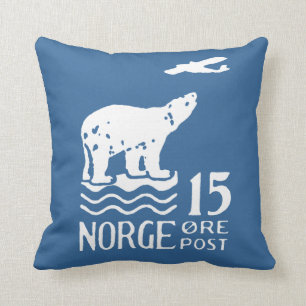 Cojín Decorativo Oso polar noruego 1925