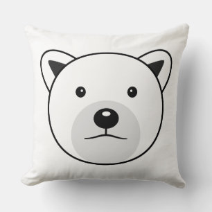 Cojín Decorativo Oso polar Personalizado lindo