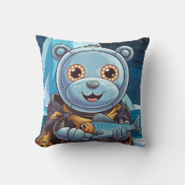 Cojín Decorativo oso polar robot