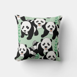 Cojín Decorativo Osos de panda gráficos
