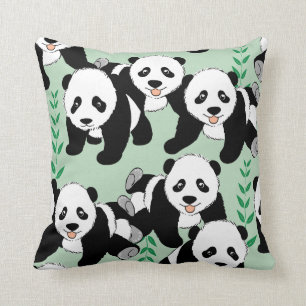 Cojín Decorativo Osos de panda gráficos