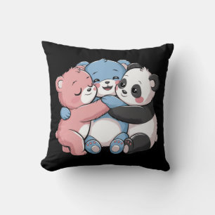 Cojín Decorativo Osos de peluche con panda