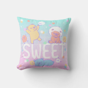 Cojín Decorativo Osos dulces con monstruos Fluffy
