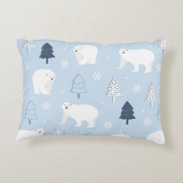 Cojín Decorativo Osos polares curados