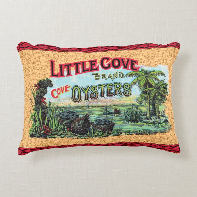 Cojín Decorativo Ostras de Little Cove (Anverso)