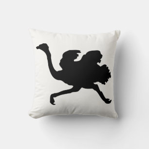 Cojín Decorativo Ostrich Silhouette