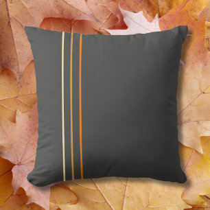 Cojín decorativo otoñal del Naranja gris minimalis