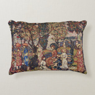 Cojín Decorativo Otoño de Maurice Prendergast, Arte Antiguo Fino