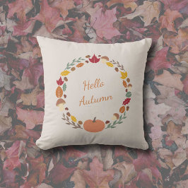 Cojín Decorativo Otoño de Wreath Pillow