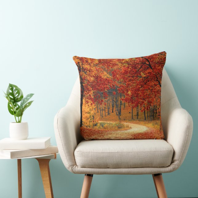 Cojín Decorativo otoño en el bosque (Silla)