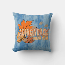 Cojín Decorativo Otoño en los Adirondacks con hojas de otoño con os