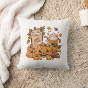 Cojín Decorativo Otoño Familia Halloween Día de Acción de Gracias L