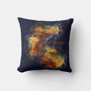 Cojín Decorativo Otoño místico de la Marina Oscura