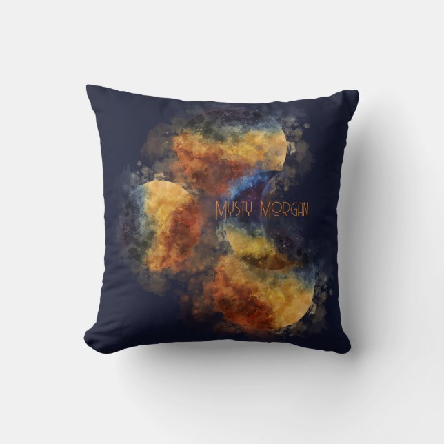 Cojín Decorativo Otoño místico de la Marina Oscura (Anverso)