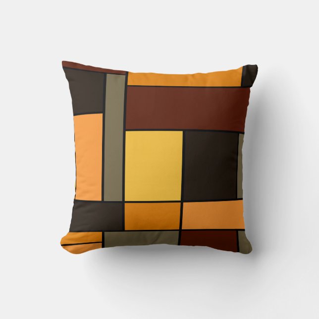 Cojín Decorativo Otoño Mondrian (Anverso)