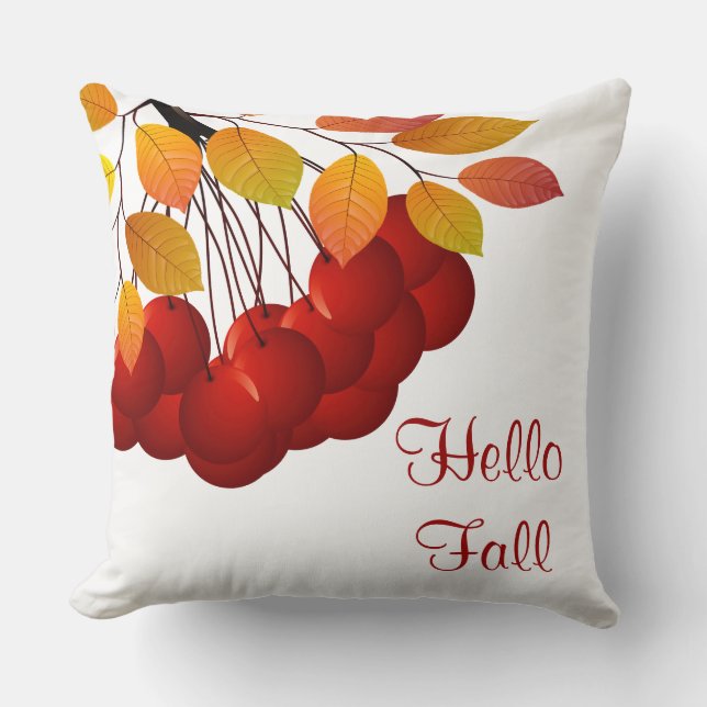 Cojín decorativo otoño otoño (Anverso)