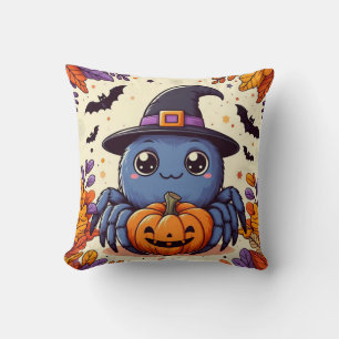Cojín Decorativo Otoño/otoño/araña/bruja/halloween