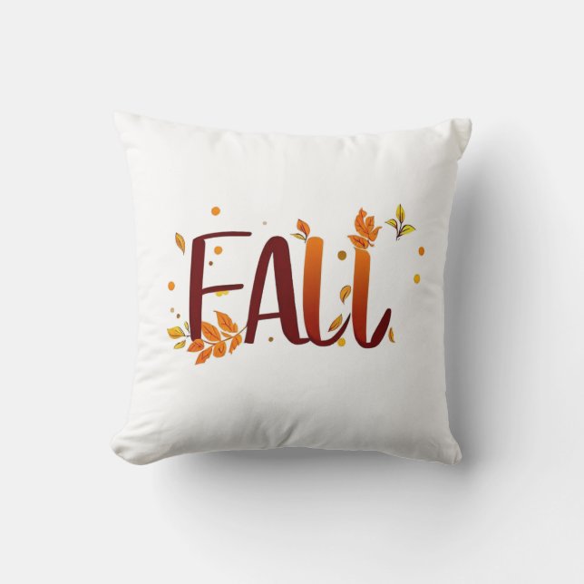 Cojín Decorativo Otoño/otoño/hojas (Anverso)