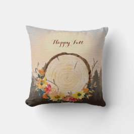 Cojín Decorativo Otoño Sale Niebla del bosque de Wreath