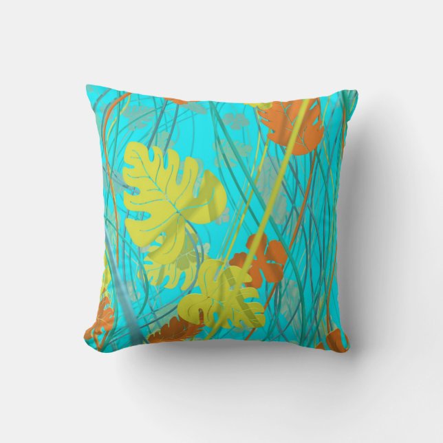 Cojín Decorativo Otoño tropical (Anverso)