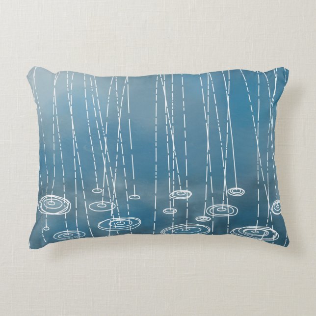 Cojín Decorativo Otra pintura meteorológica de los días lluviosos (Anverso)