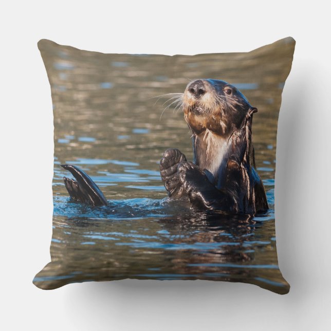 Cojín Decorativo Otter marino Sunny (Anverso)