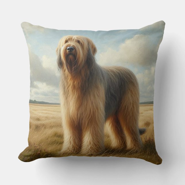 Cojín Decorativo Otterhound (Anverso)