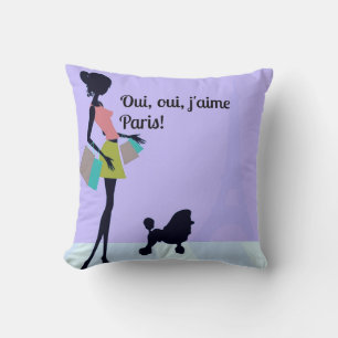 Cojín Decorativo "Oui, oui, j'aime Paris"