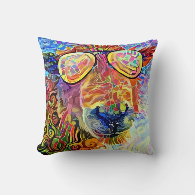 Cojín Decorativo Oveja de moda (Anverso)