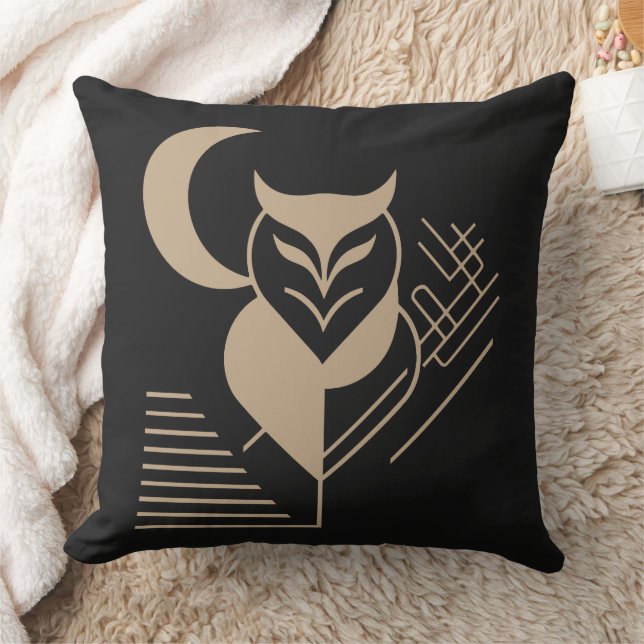 Cojín Decorativo Oveja geométrica con luna creciente (Manta)