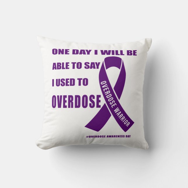 Cojín Decorativo Overdose warrior motivational quotes for drug over (Anverso)