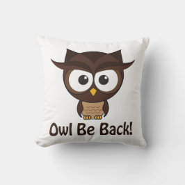Cojín Decorativo Owl Be Back